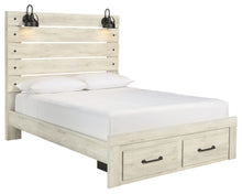 Load image into Gallery viewer, Cambeck Queen Panel Bed with 2 Storage Drawers