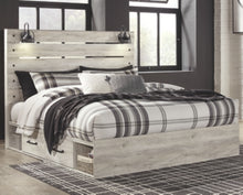 Load image into Gallery viewer, Cambeck King Panel Bed with 2 Storage Drawers