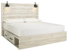 Load image into Gallery viewer, Cambeck King Panel Bed with 4 Storage Drawers