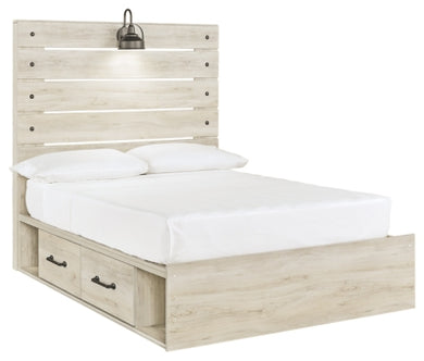 Cambeck Full Panel Bed with 2 Storage Drawers