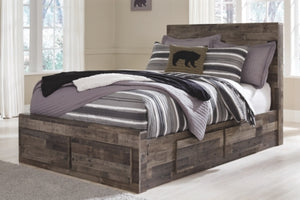 Derekson Full Panel Bed with 6 Storage Drawers