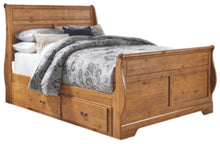 Load image into Gallery viewer, Bittersweet Queen Sleigh Bed with 2 Storage Drawers