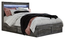 Load image into Gallery viewer, Baystorm Queen Panel Bed with 4 Storage Drawers