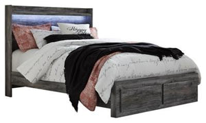 Baystorm Queen Panel Bed with 2 Storage Drawers