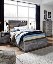 Load image into Gallery viewer, Baystorm Full Panel Bed with 4 Storage Drawers