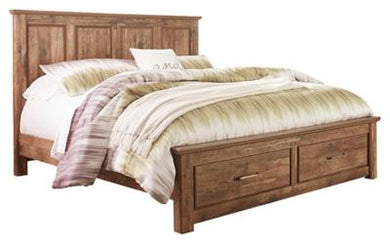 Blaneville King Panel Bed with 2 Storage Drawers