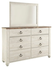 Load image into Gallery viewer, Willowton Dresser and Mirror