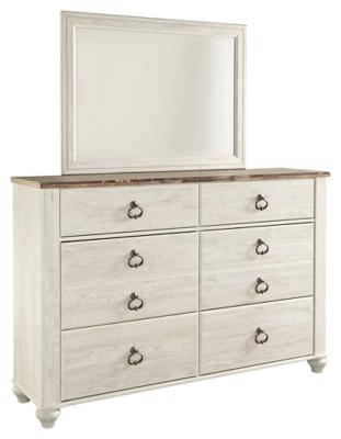 Willowton Dresser and Mirror