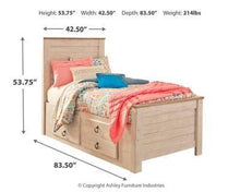 Load image into Gallery viewer, Willowton 4-Piece Bedroom Package