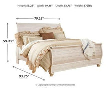 Load image into Gallery viewer, Willowton 4-Piece Bedroom Package