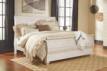 Load image into Gallery viewer, Willowton Queen Sleigh Bed