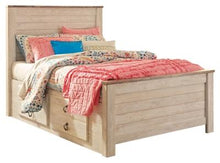 Load image into Gallery viewer, Willowton Full Panel Bed with 2 Storage Drawers