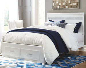 Jallory Queen Panel Bed with 2 Storage Drawers