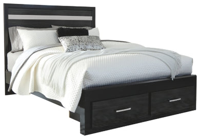 Starberry Queen Panel Bed with 2 Storage Drawers