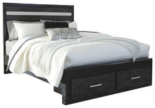 Load image into Gallery viewer, Starberry Queen Panel Bed with 2 Storage Drawers