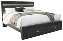 Load image into Gallery viewer, Starberry King Panel Bed with 2 Storage Drawers