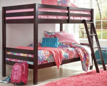 Load image into Gallery viewer, Halanton Twin over Twin Bunk Bed with Ladder