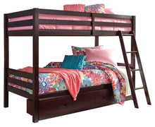 Load image into Gallery viewer, Halanton Twin over Twin Bunk Bed with 1 Large Storage Drawer