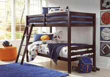 Load image into Gallery viewer, Halanton Twin over Twin Bunk Bed with Ladder