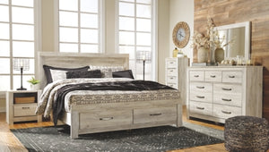 Bellaby King Platform Bed with 2 Storage Drawers