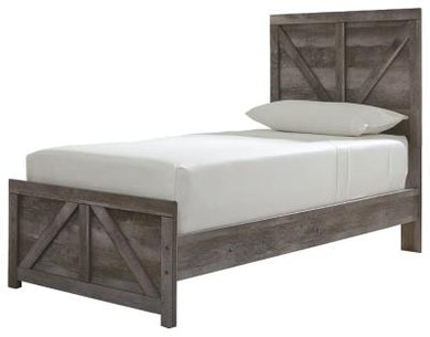 Wynnlow Twin Crossbuck Panel Bed