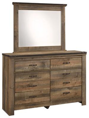 Trinell Dresser and Mirror
