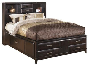 Kira King Storage Bed with 8 Drawers