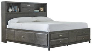 Caitbrook King Storage Bed with 8 Drawers