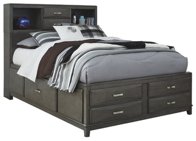 Caitbrook Full Storage Bed with 7 Drawers