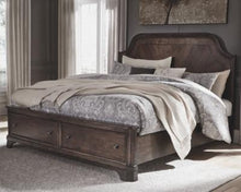 Load image into Gallery viewer, Adinton King Panel Bed with 2 Storage Drawers