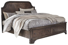 Load image into Gallery viewer, Adinton California King Panel Bed with 2 Storage Drawers