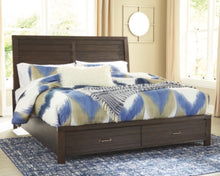 Load image into Gallery viewer, Darbry California King Panel Bed with 2 Storage Drawers