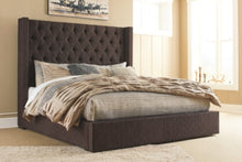 Load image into Gallery viewer, Norrister California King Upholstered Bed with 1 Large Storage Drawer