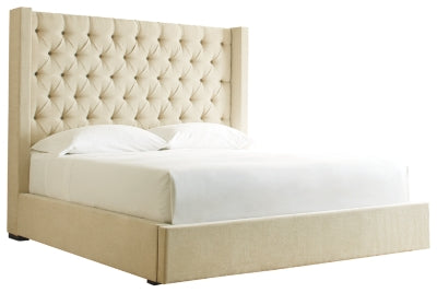 Norrister King Upholstered Bed with 1 Large Storage Drawer