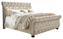 Load image into Gallery viewer, Willenburg California King Upholstered Sleigh Bed