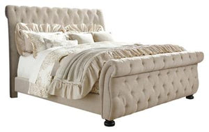 Willenburg King Upholstered Sleigh Bed