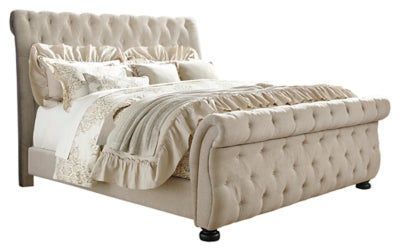 Willenburg King Upholstered Sleigh Bed