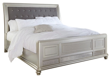 Coralayne Queen Upholstered Sleigh Bed