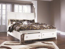 Load image into Gallery viewer, Prentice King Sleigh Bed with 2 Storage Drawers