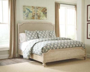 Demarlos California King Upholstered Panel Bed