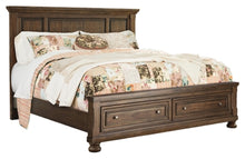 Load image into Gallery viewer, Flynnter Queen Panel Bed with 2 Storage Drawers