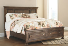 Load image into Gallery viewer, Flynnter California King Panel Bed with 2 Storage Drawers