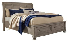 Load image into Gallery viewer, Lettner Queen Sleigh Bed with 2 Storage Drawers