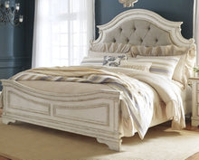 Load image into Gallery viewer, Realyn Queen Upholstered Panel Bed