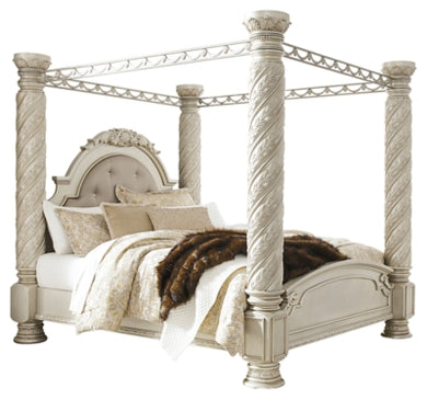 Cassimore California King Poster Bed with Canopy