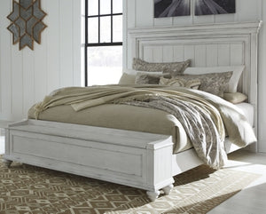 Kanwyn King Panel Bed with Storage Bench