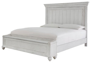 Kanwyn Queen Panel Bed with Storage Bench