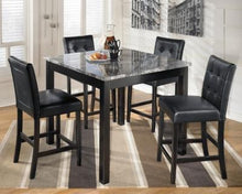 Load image into Gallery viewer, Maysville Counter Height Dining Room Table and Bar Stools Set of 5