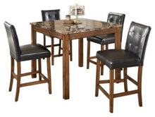 Load image into Gallery viewer, Theo Counter Height Dining Room Table and Bar Stools Set of 5