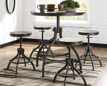 Load image into Gallery viewer, Odium Counter Height Dining Room Table and Bar Stools Set of 5